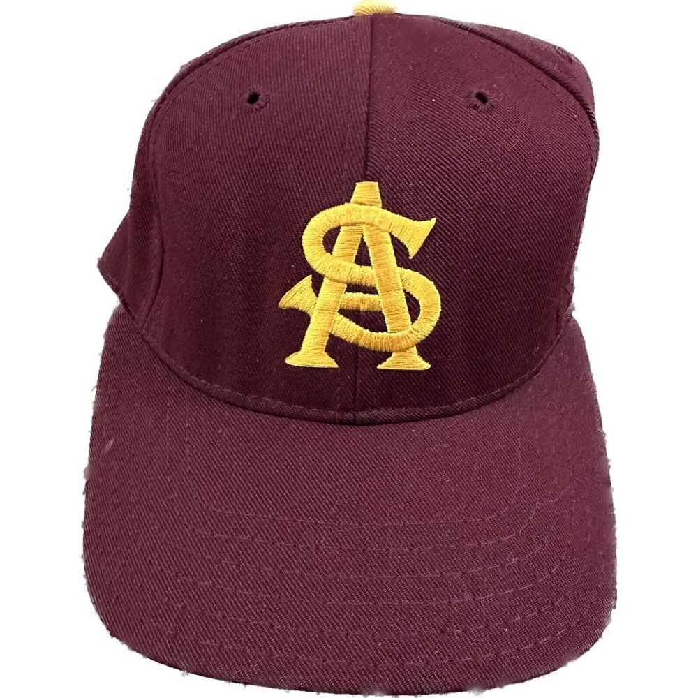 Vintage Arizona State ASU Sun Devils Pro Line USA Size 7 1/8 Pro Model Hat VTG